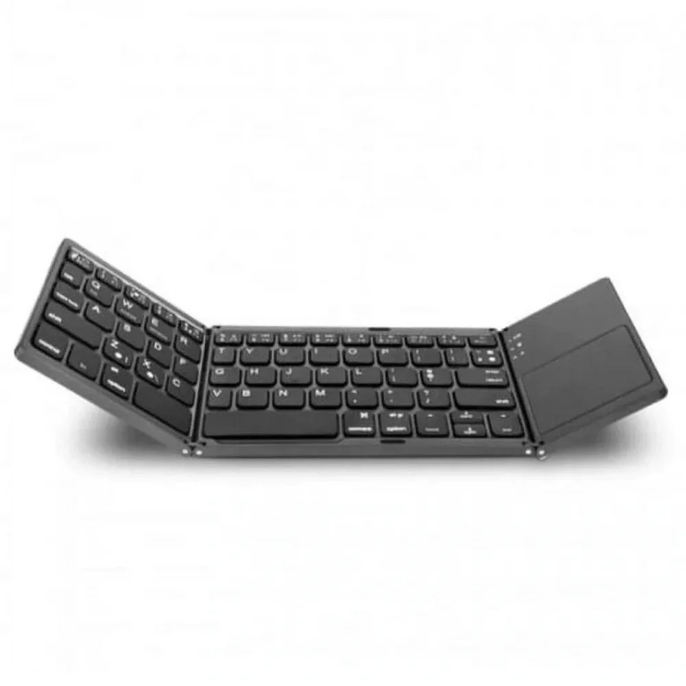 Foldable Bluetooth Keyboard, Folding Portable Wireless Keyboard with Touchpad